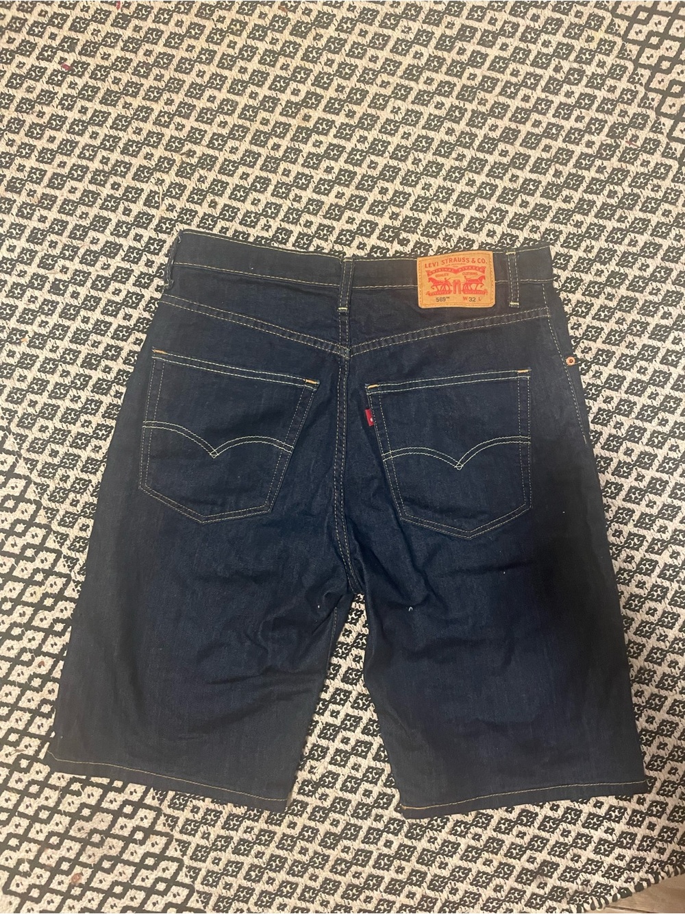 Levi's Dark Blue Denim Shortst